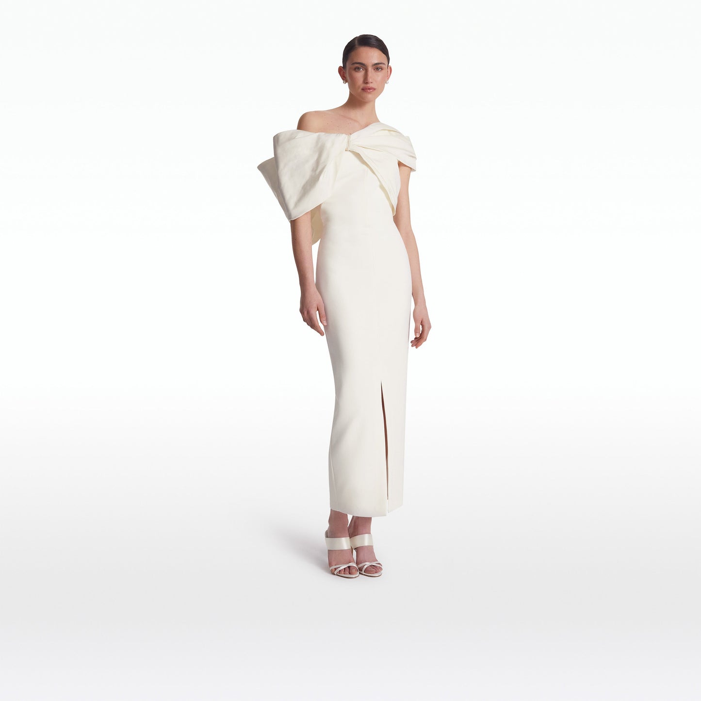 Stranna Ivory Midi Dress