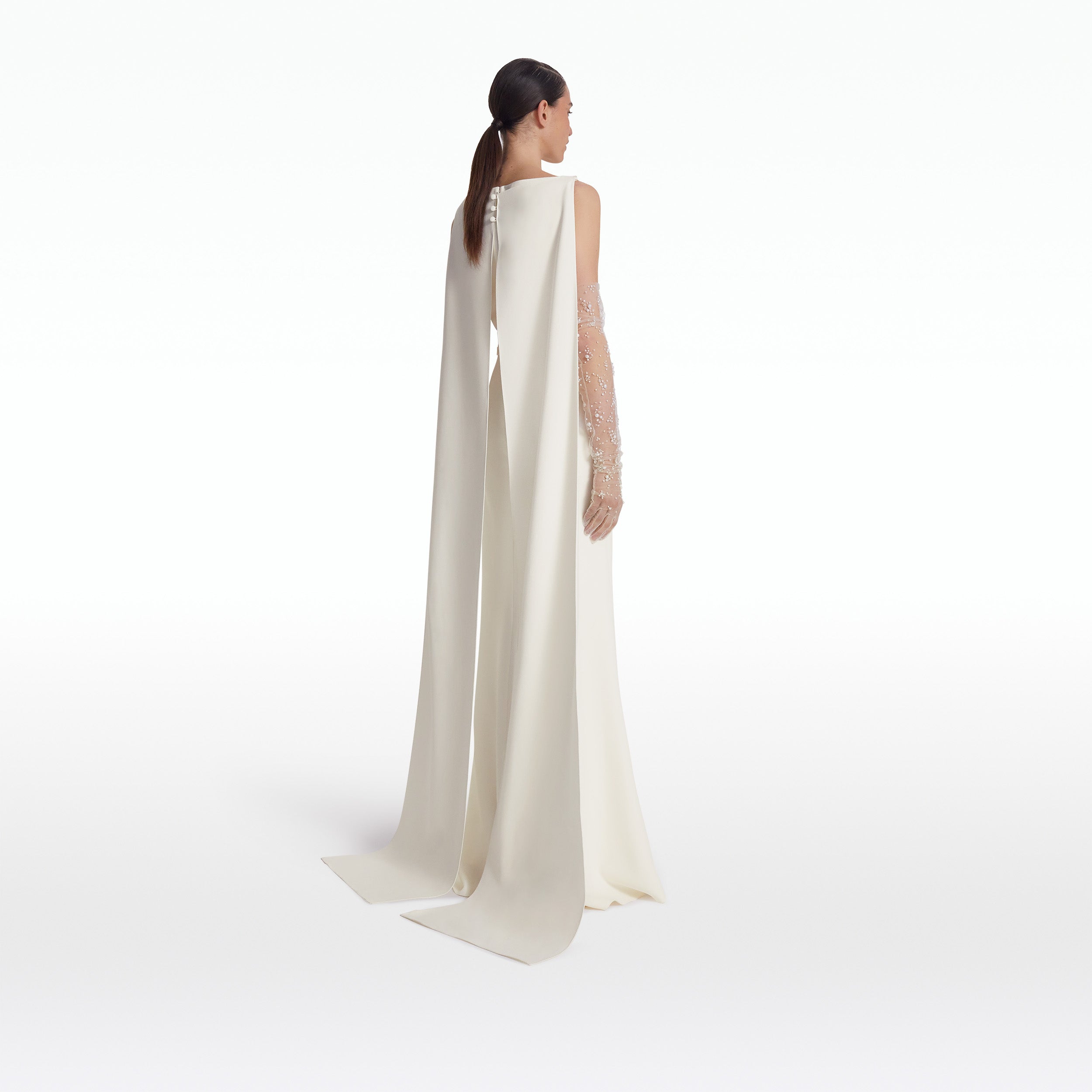 Ginevra Ivory Long Dress