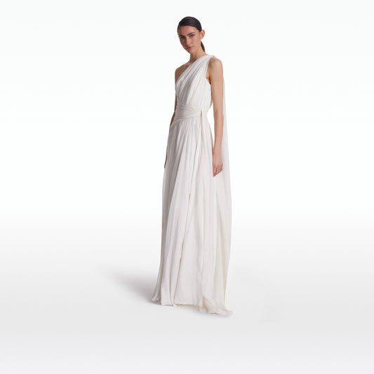 Novara Ivory Long Dress