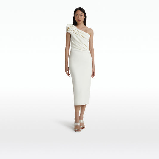 Granalle Ivory Midi Dress