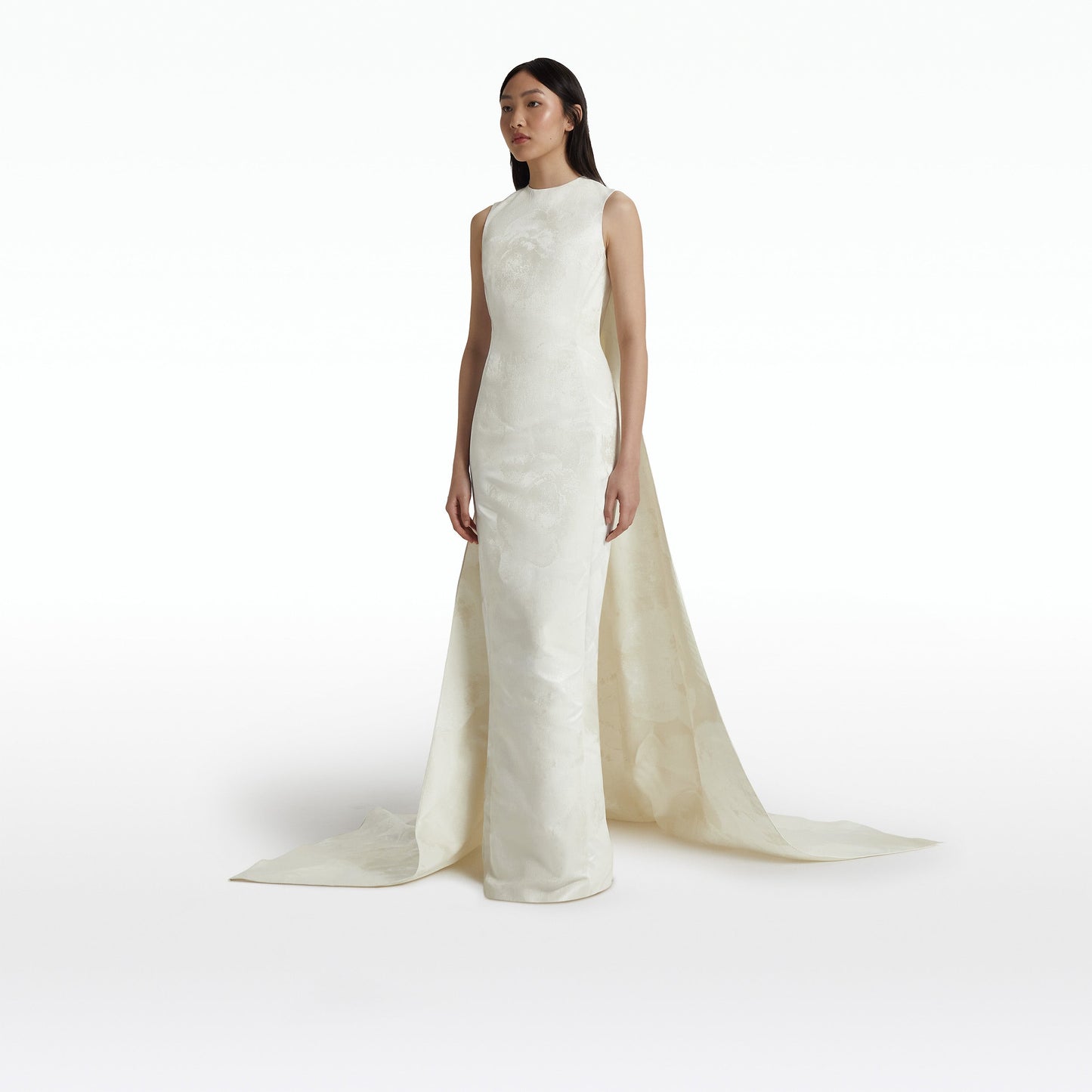 Alina Ivory Long Dress