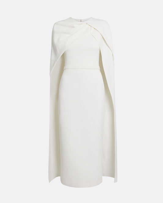 Oria Midi Dress in Ivory