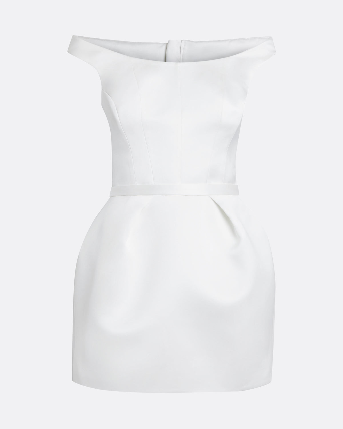 Senka Short Dress in Porcelain