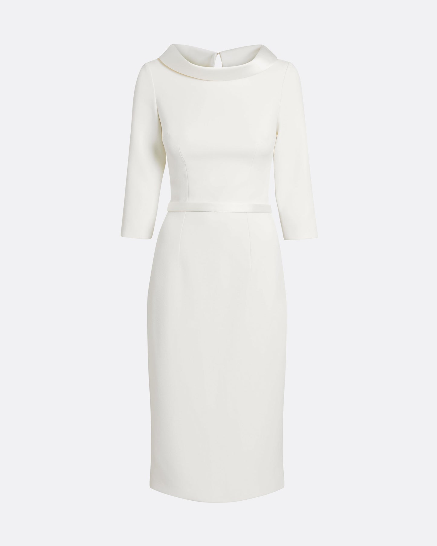 Meryl Midi Dress in Ivory