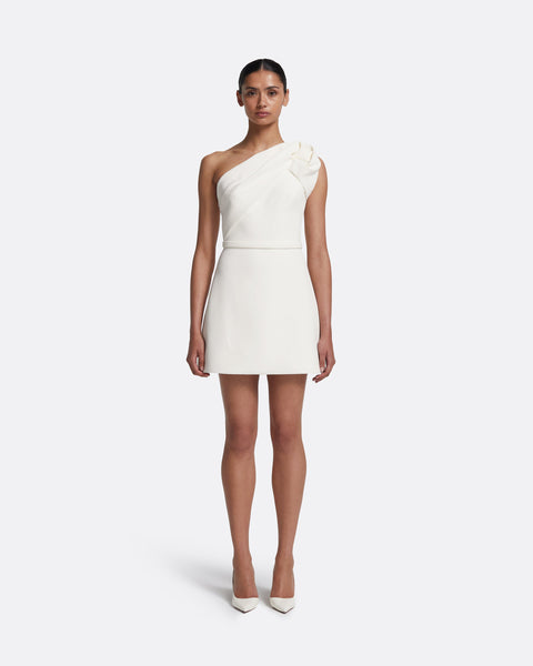 【Safiyaa】ジェイデン ショートドレス アイボリー Jaden Short Dress in Ivory – Maison Safiyaa USA