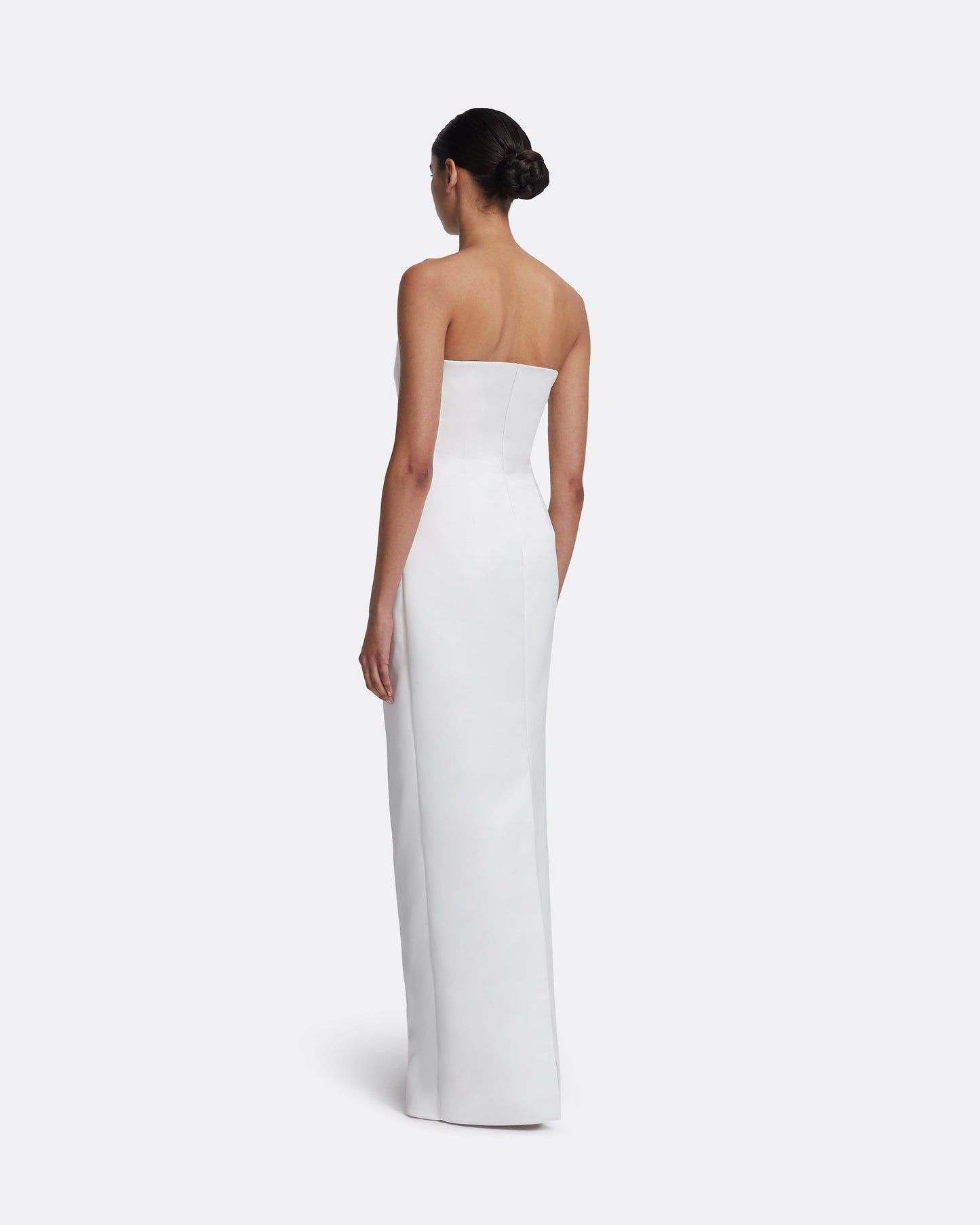 Misaki Long Dress in Porcelain