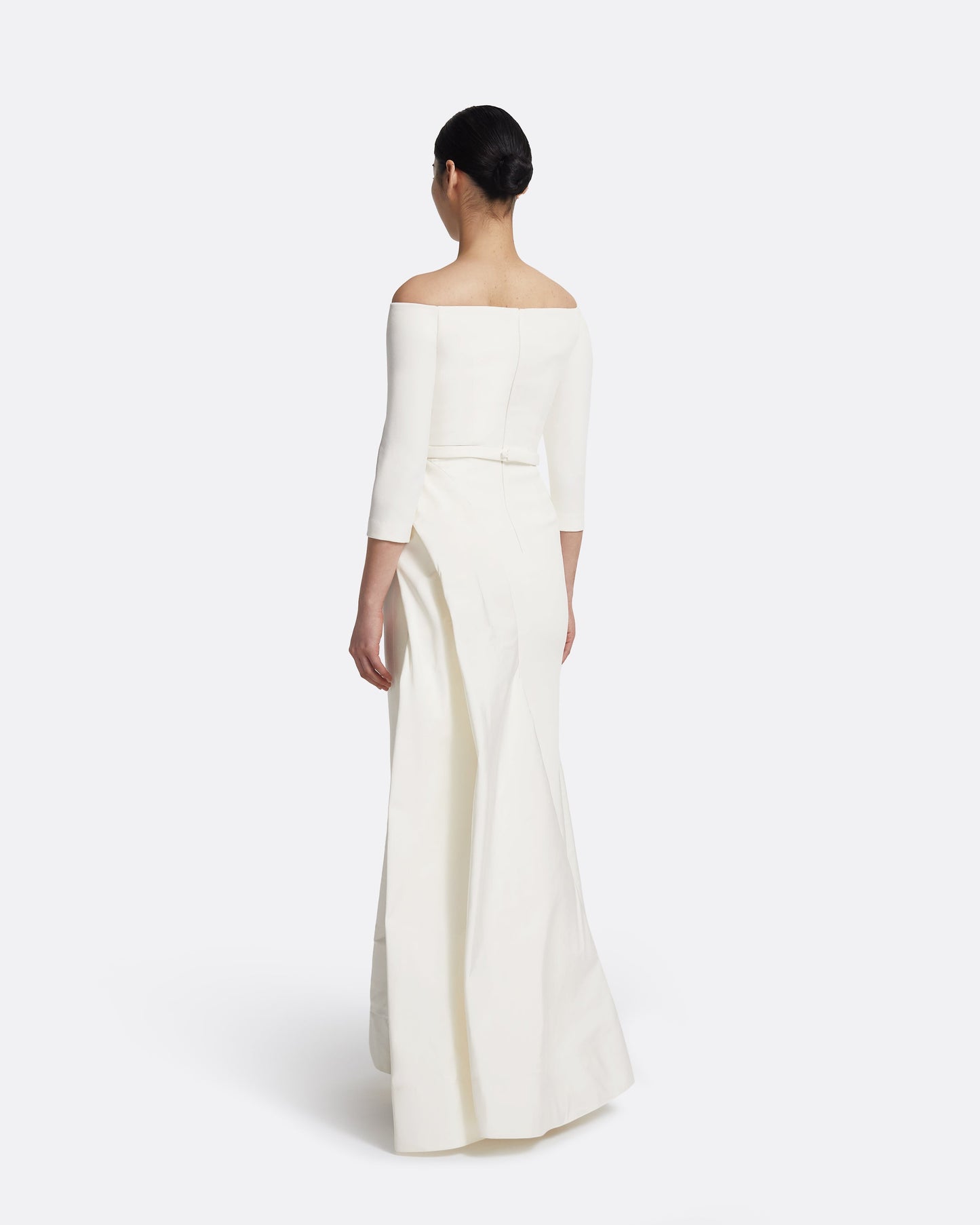 Nila Long Dress in Ivory