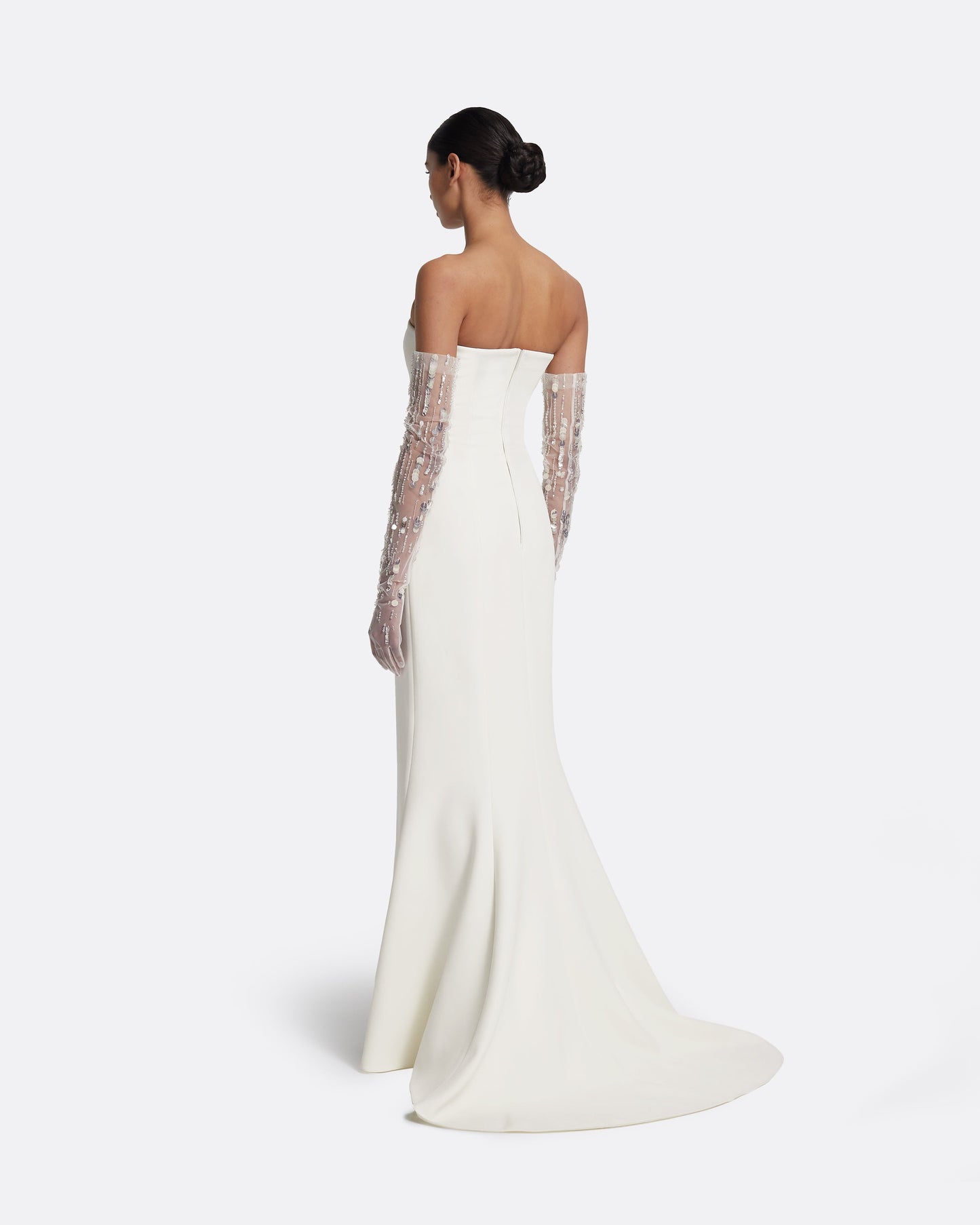 Gabriella Long Dress in Ivory