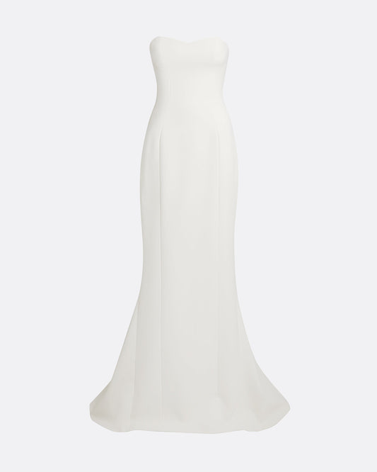 Gabriella Long Dress in Ivory