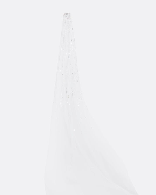 Edith Veil in Ivory with Crystal Embellishment