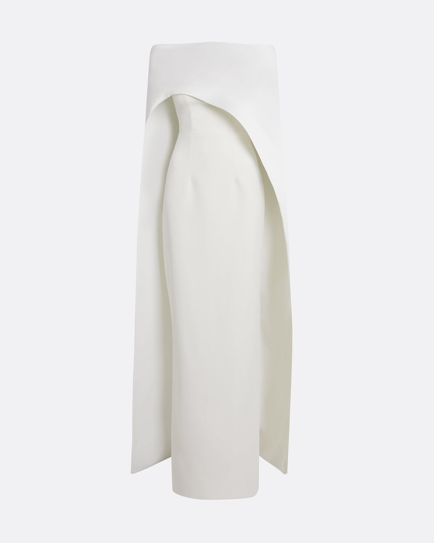 Azrael Long Dress & Maddox Harness in Porcelain