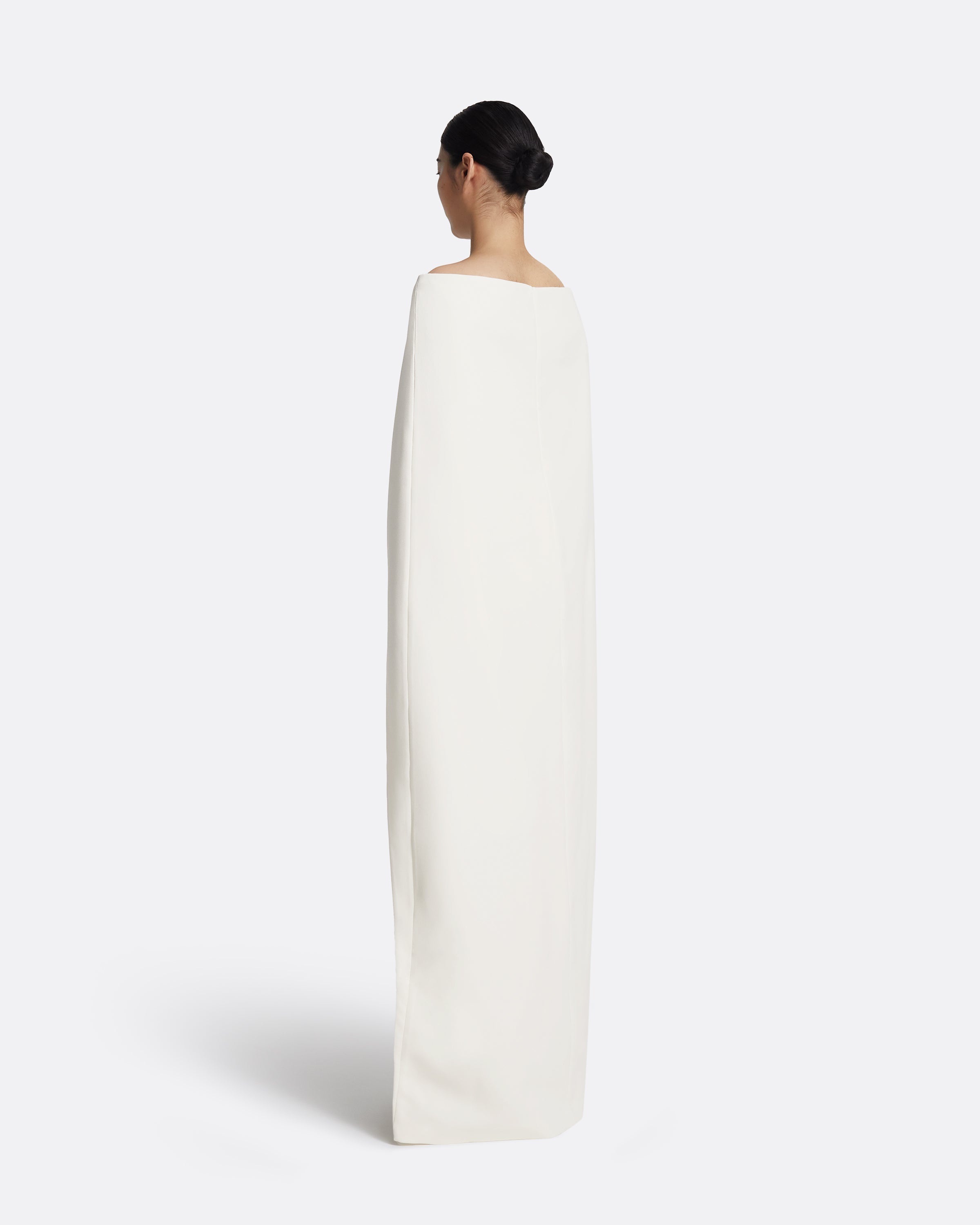 Azrael Long Dress & Maddox Harness in Ivory – Maison Safiyaa USA