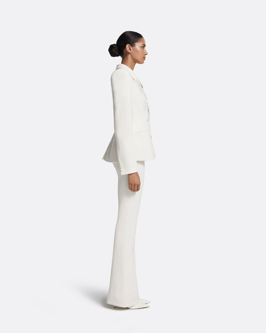Gulsen Jacket in Porcelain on Ivory