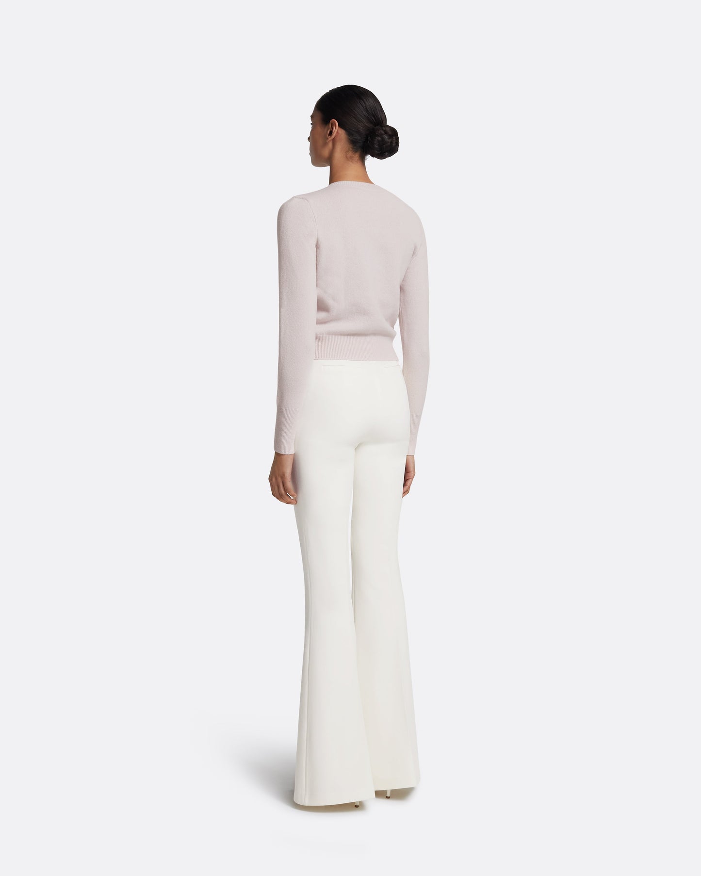 Selen Barely Pink Knit Top