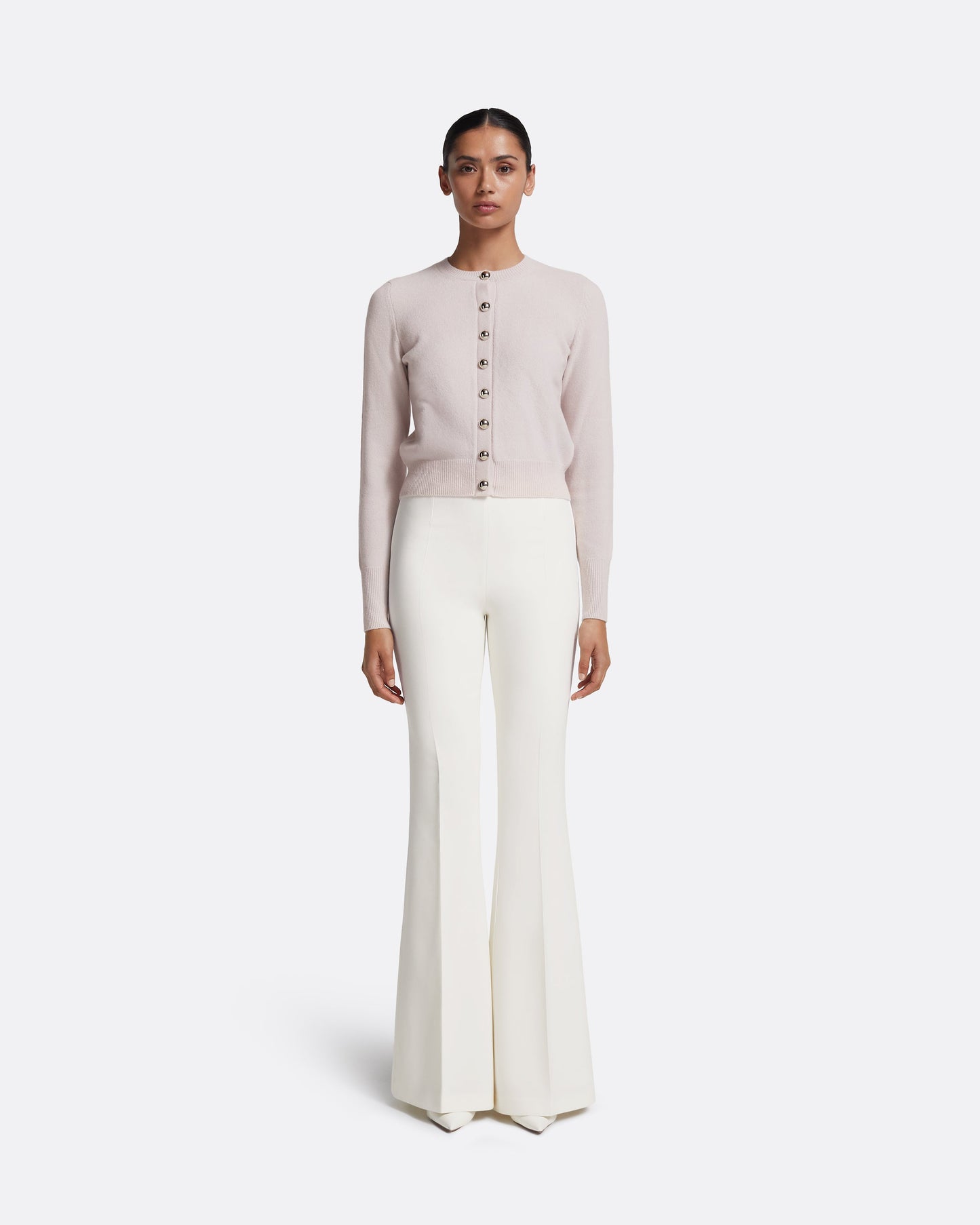 Selen Barely Pink Knit Top