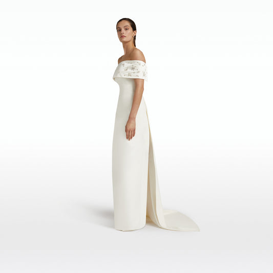 Shinan Ivory Long Dress