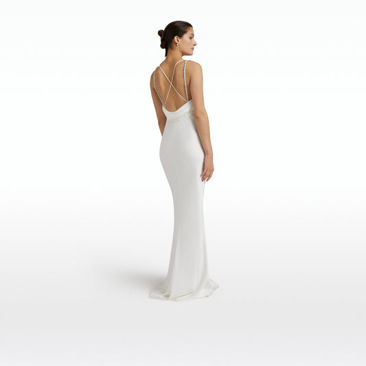 Bella Ivory Long Dress