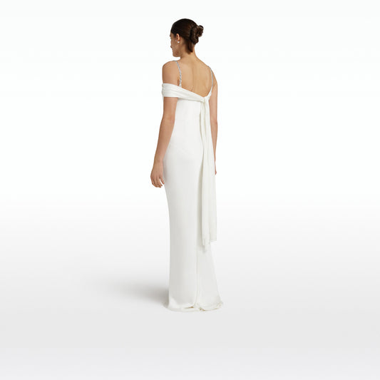 Brooke Ivory Long Dress