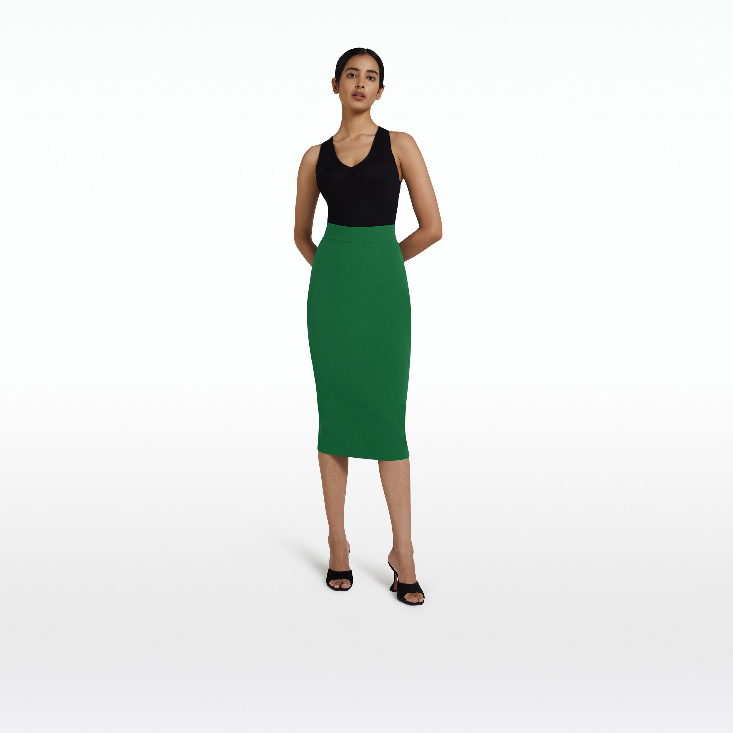 【Safiyaa】 Hokoku pencilスカート Hokoku Colourwheel Skirt – Maison Safiyaa USA