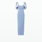 Dara Blue Ash Long Dress