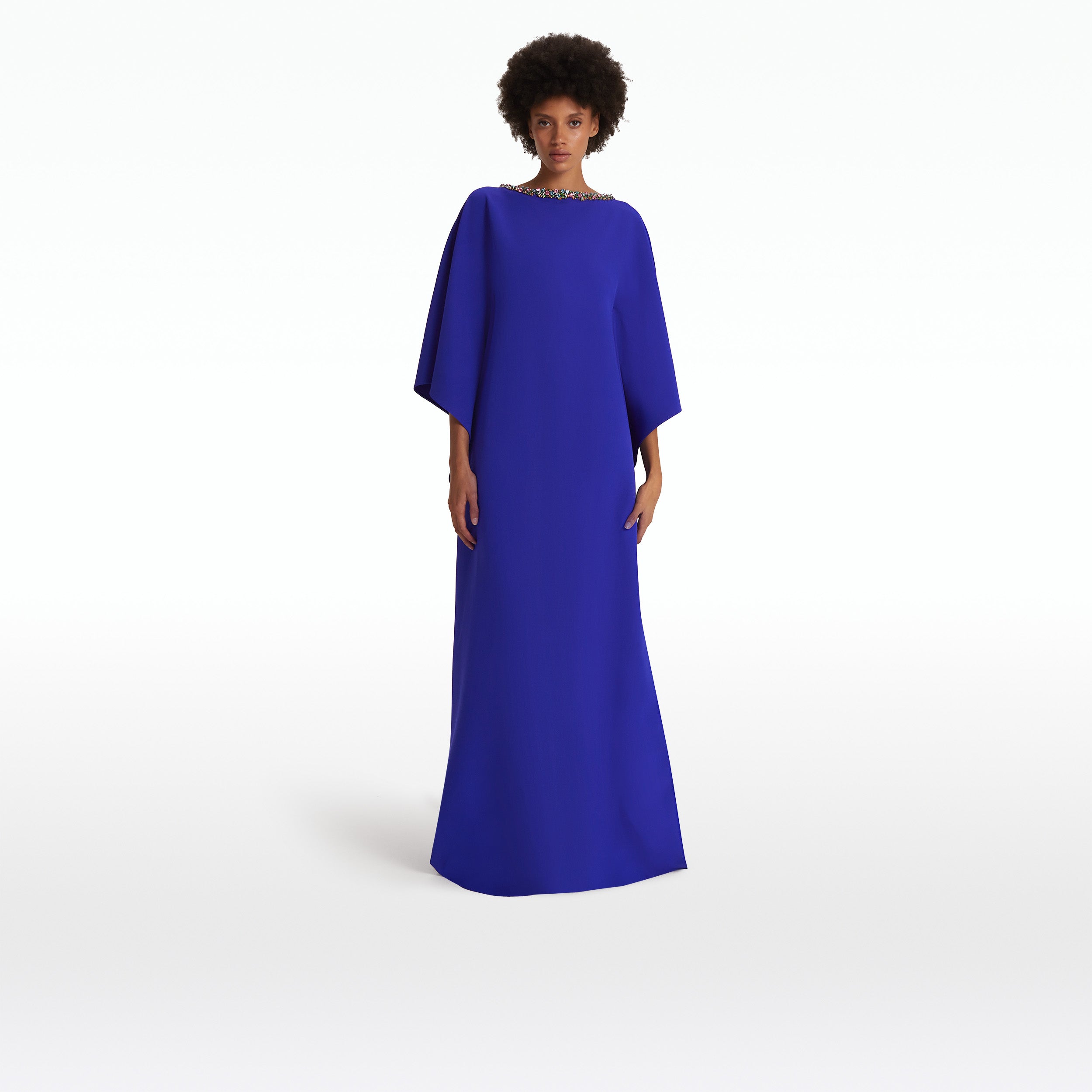Amarella Azure Blue Long Dress