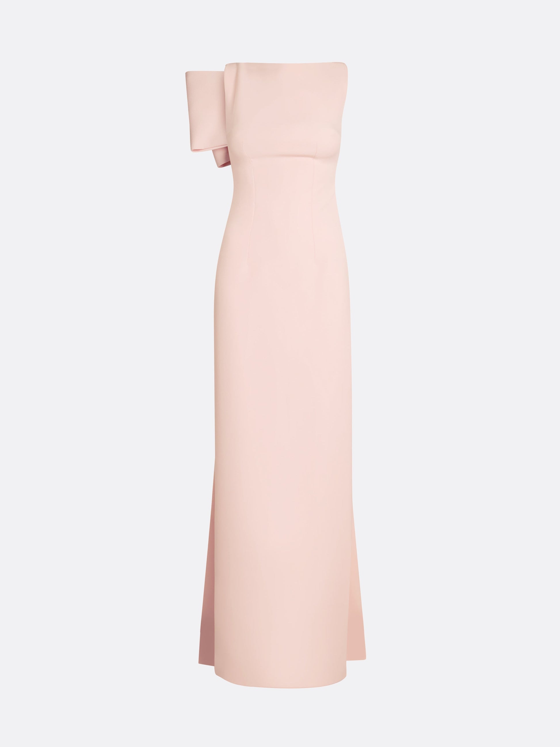 Celestia Pale Pink Long Dress Maison Safiyaa USA Celestia Pale Pink Long Dress Maison Safiyaa USA