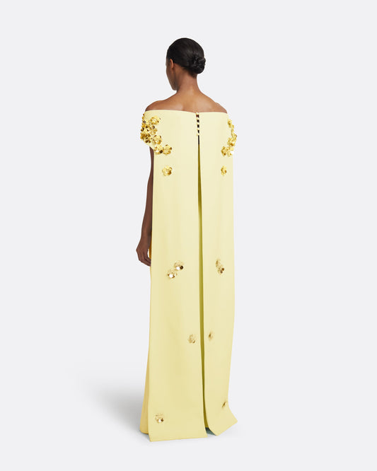 Arabella Harness With Soshin Dress in Pale Yellow