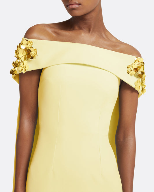 Arabella Harness With Soshin Dress in Pale Yellow
