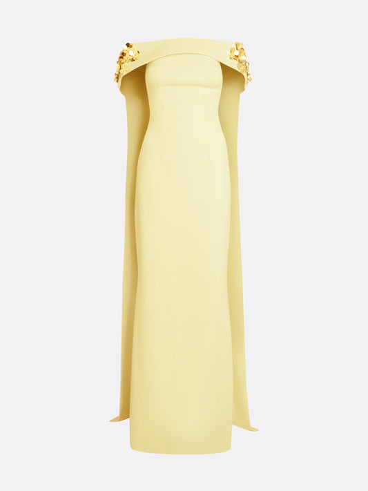 Arabella Harness With Soshin Dress in Pale Yellow