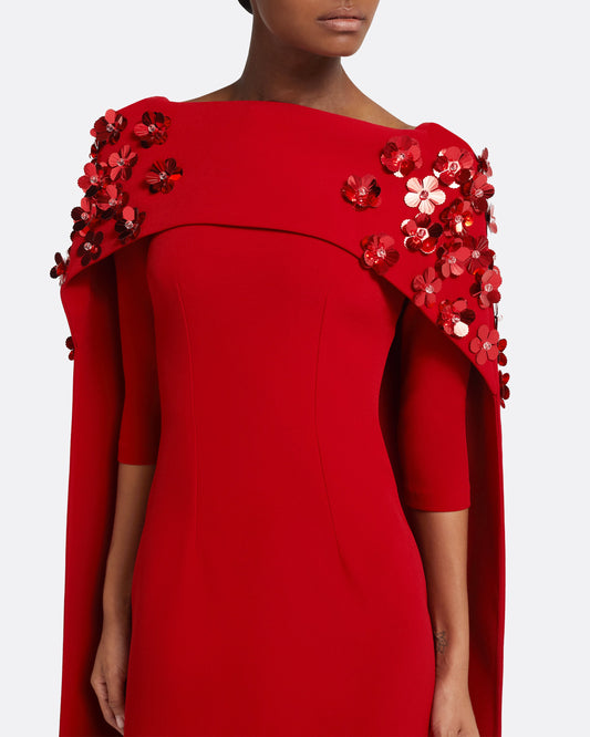 Isabella Harness With Soshin Dress in Cherry Red