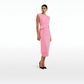Regina Begonia Pink Midi Dress