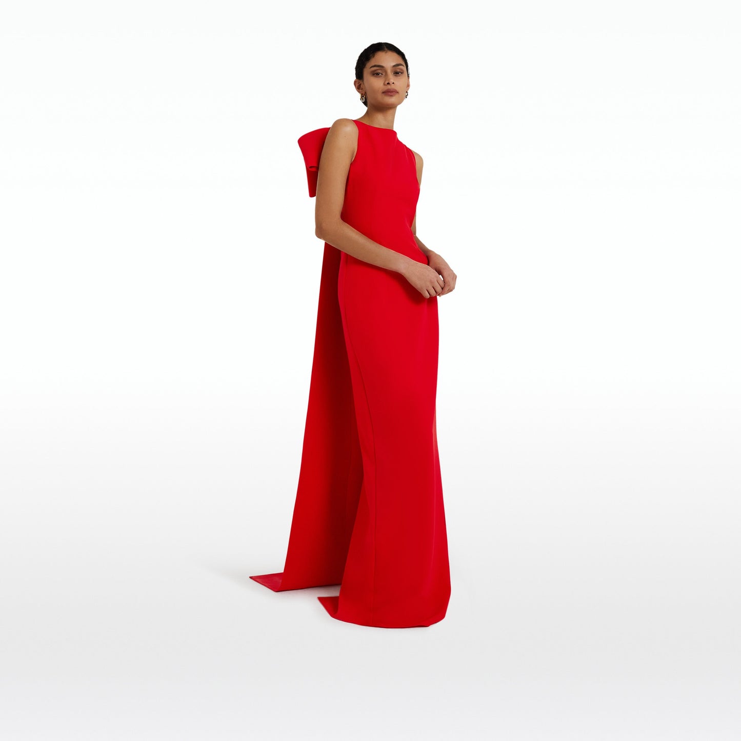 Celestia Cherry Red Long Dress