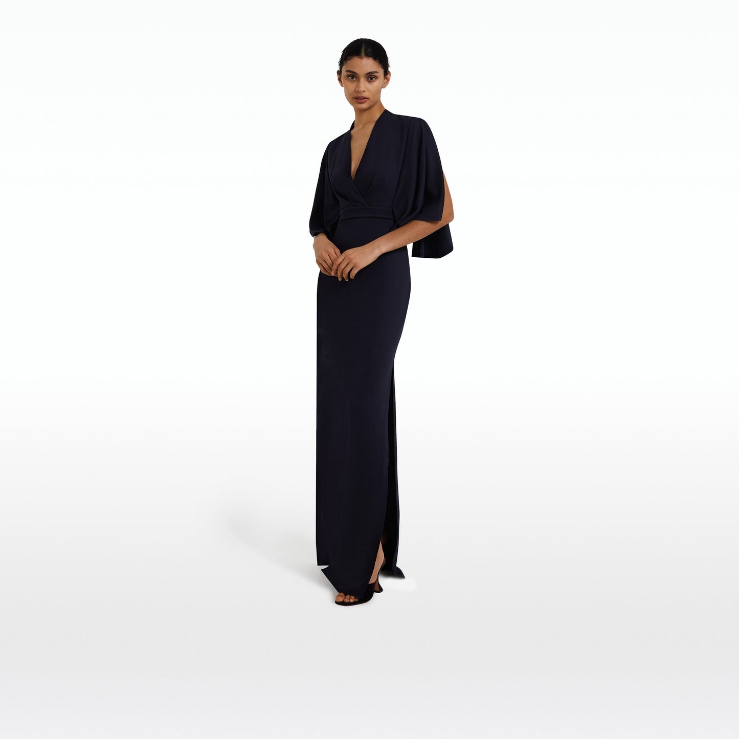 Oro Midnight Navy Long Dress