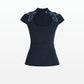 Ruba Navy Embroidered Top