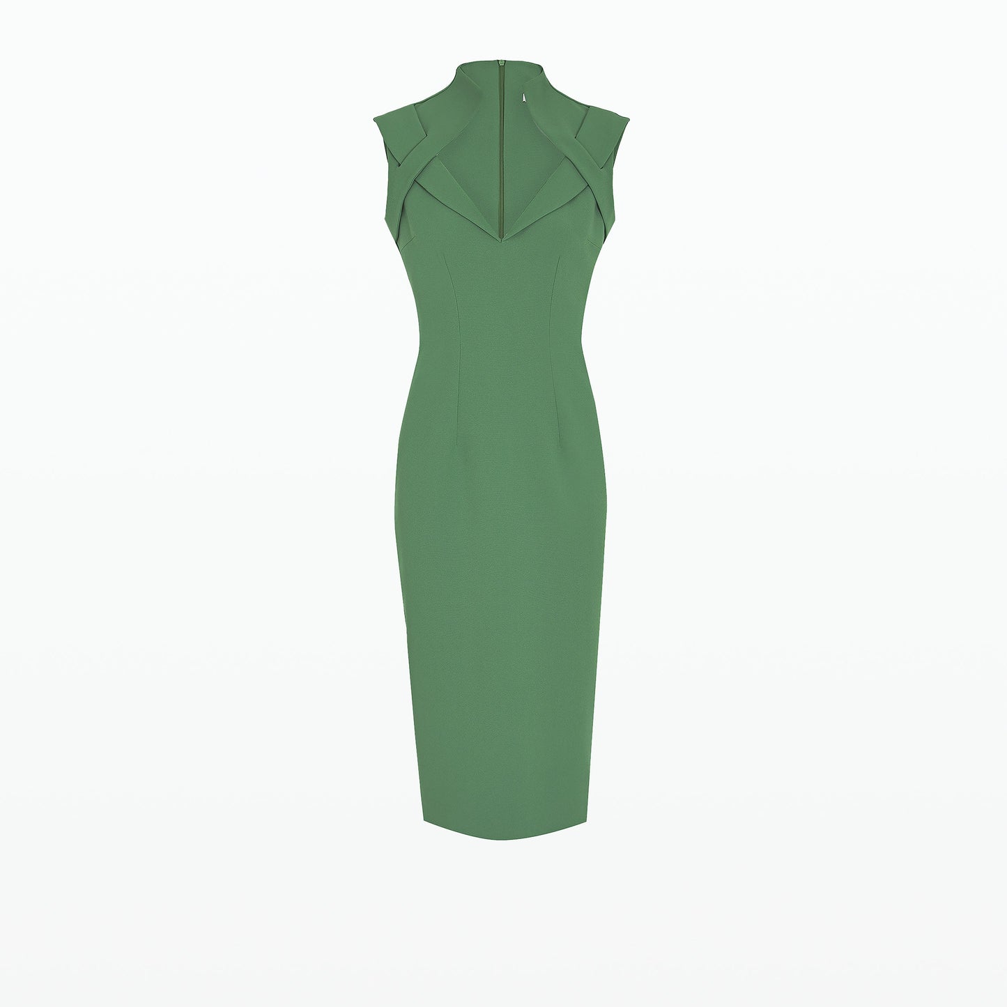 Loide Fern Green Midi Dress