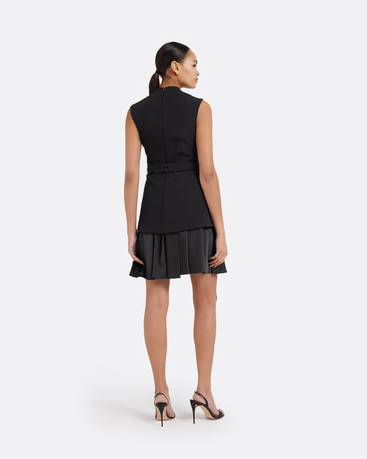 Vivia Black Short Dress