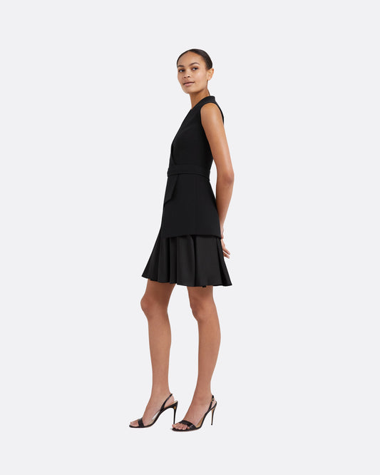 Vivia Black Short Dress