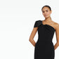 Petal Black Midi Dress