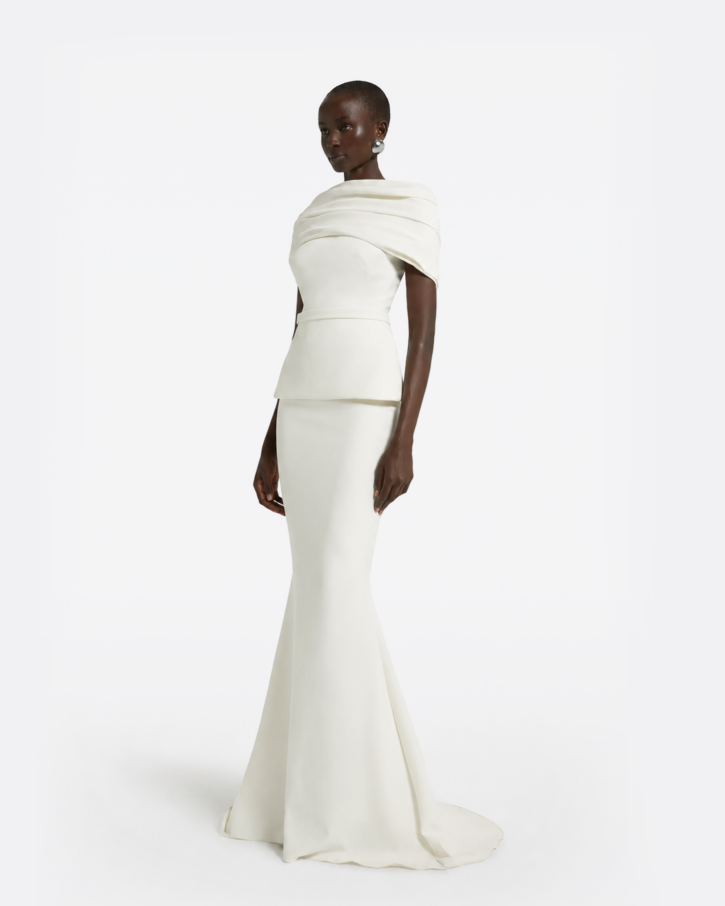 Loura Long Dress in Ivory