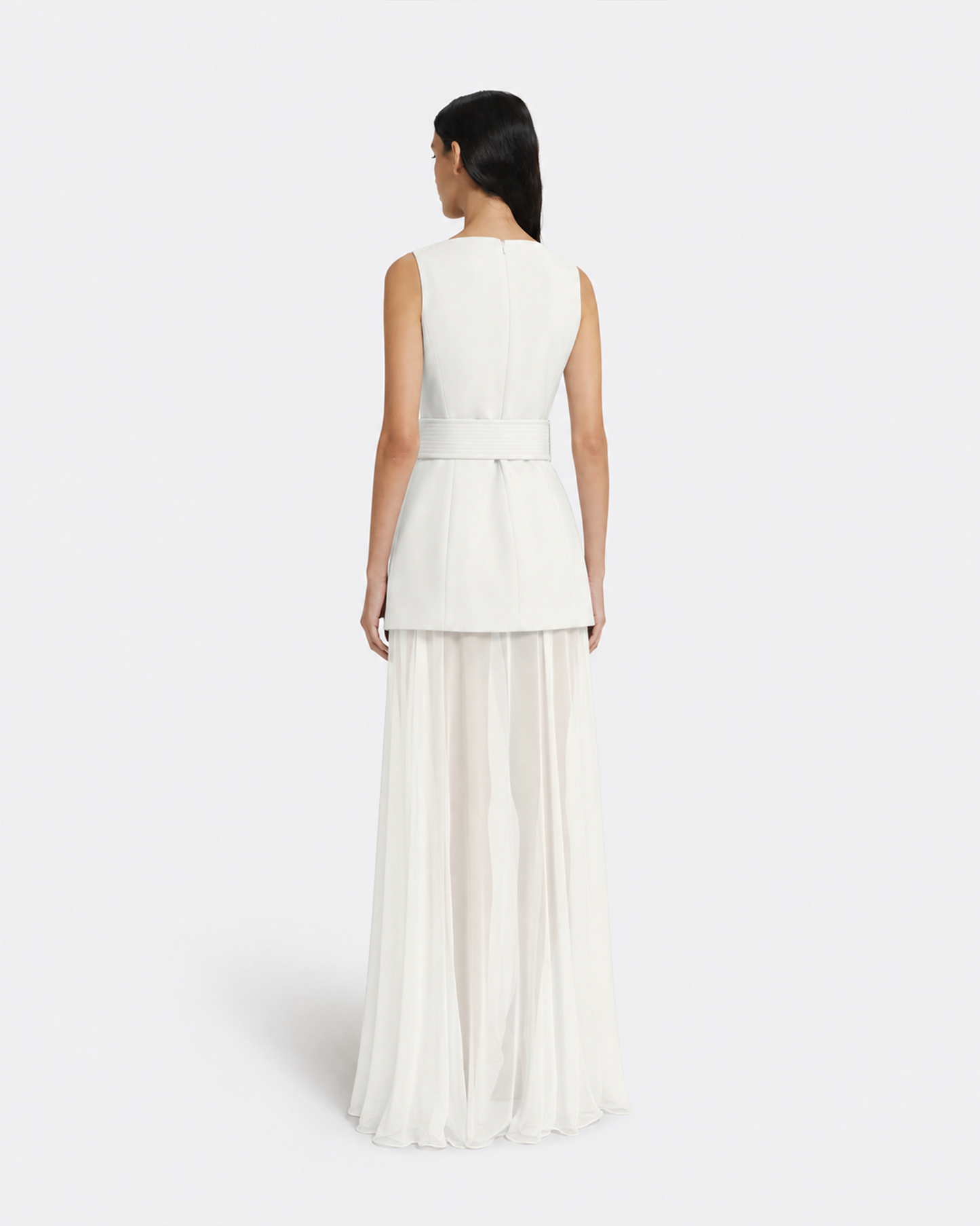 Minna Long Dress in Ivory