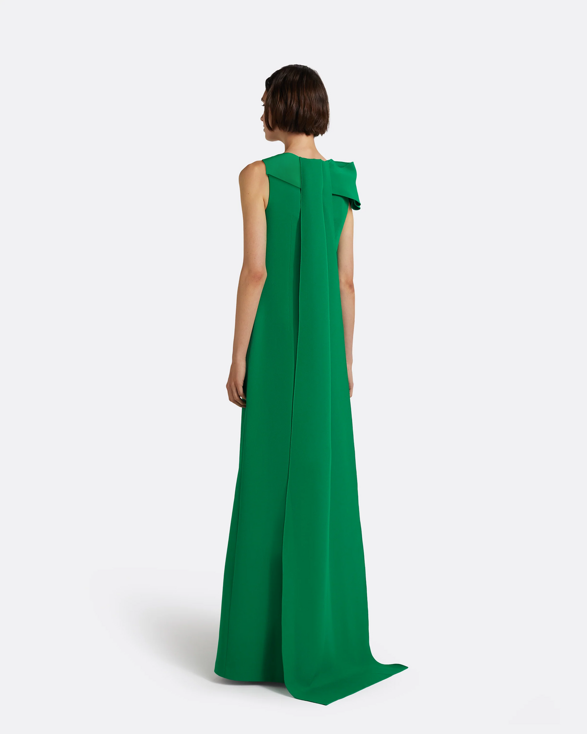 Mallory Long Dress in Jewel Green