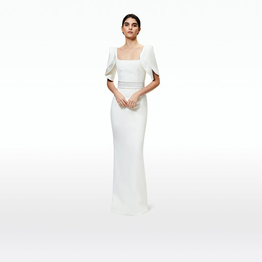 Dara Ivory Long Dress