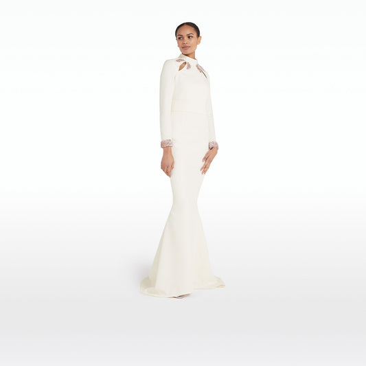 Kamala Ivory Long Dress