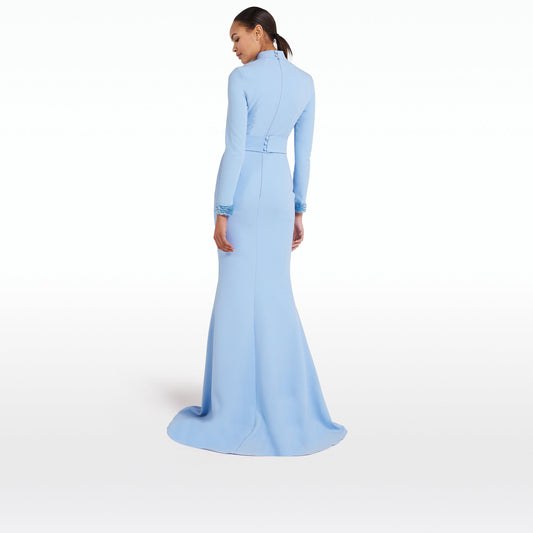 Kamala Soft Sky Long Dress