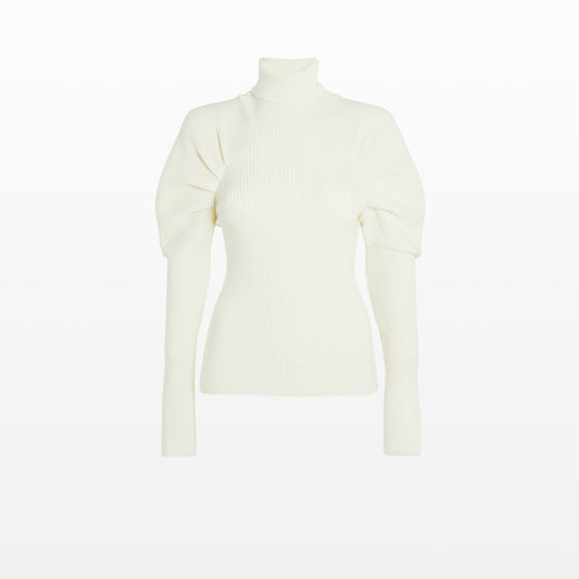 Karine Ivory Knit Top