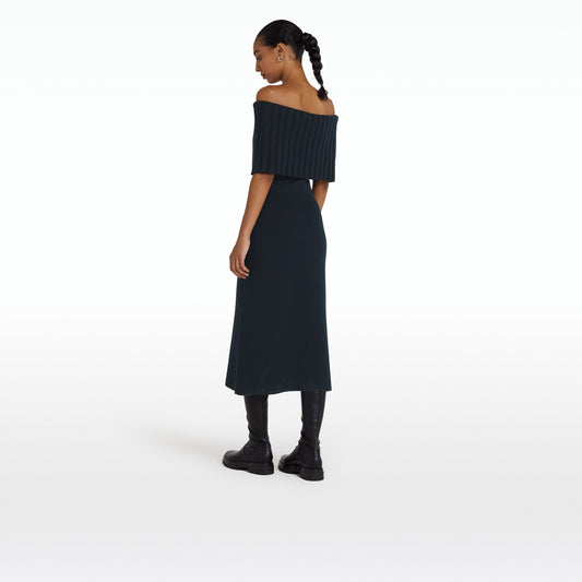 Risette Navy Knit Dress