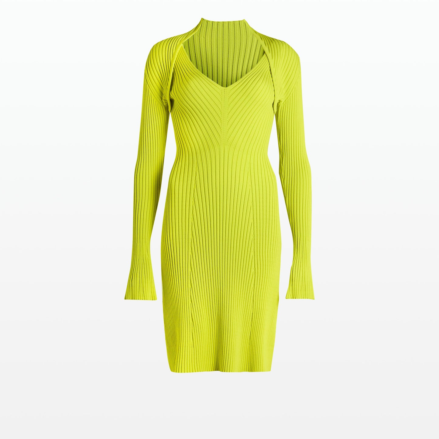 Nouvela Chartreuse Short Dress