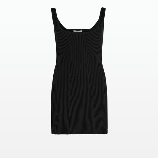 Cindy Black Knit Dress