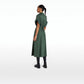 Cezanne Moss Green Midi Dress