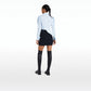 Benoite Navy Knit Skirt